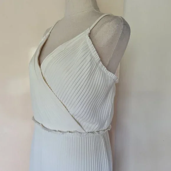 Bec And Bridge Sleeveless Pleated Midi Dress Sz 10 - Picture 3 of 4